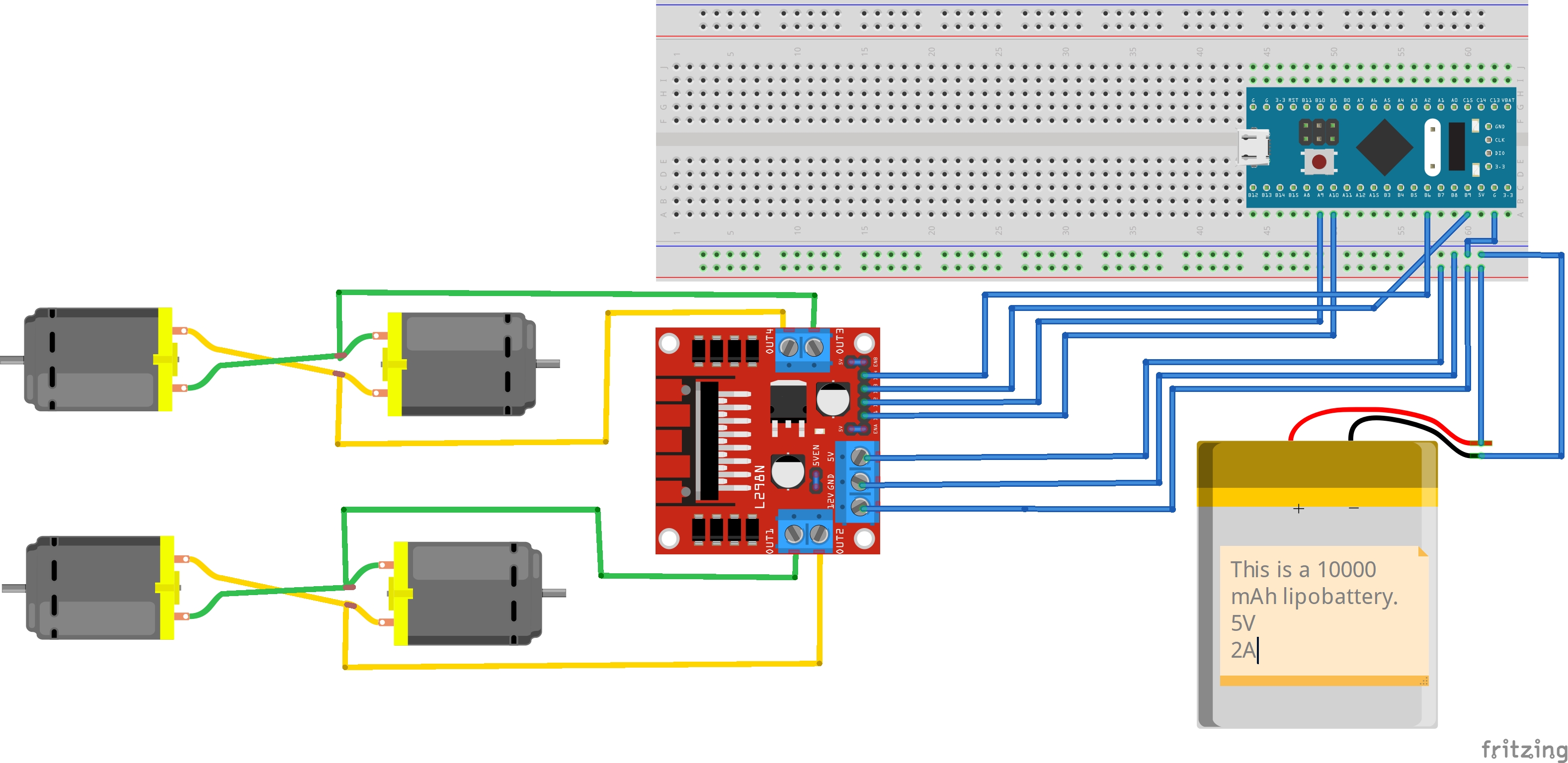 STM32-L298N-充电宝-电机