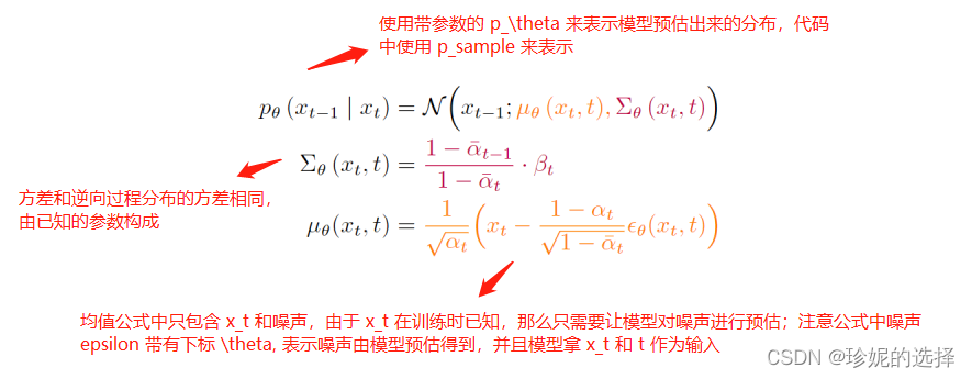 Stable Diffusion 原理介绍与源码分析（二、DDPM、DDIM、PLMS算法分析）_扩散模型_04