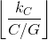 \left \lfloor \frac{k_{C}}{C/G} \right \rfloor