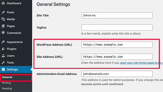 Non-www or www in WordPress URLs