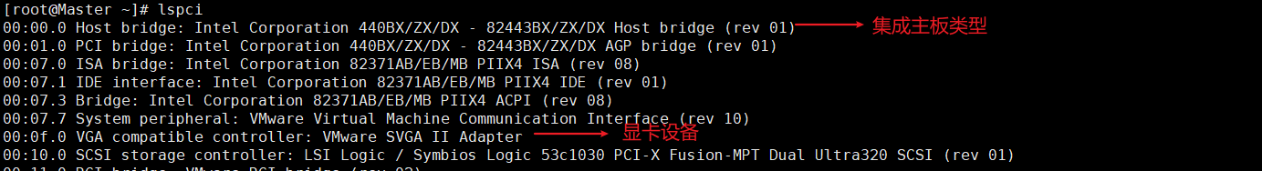 lspci查看设备信息