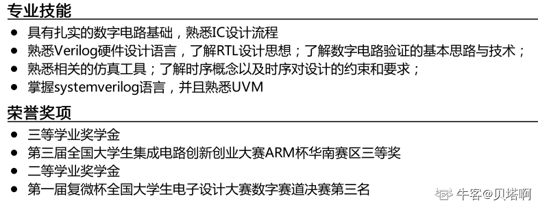 部分简历