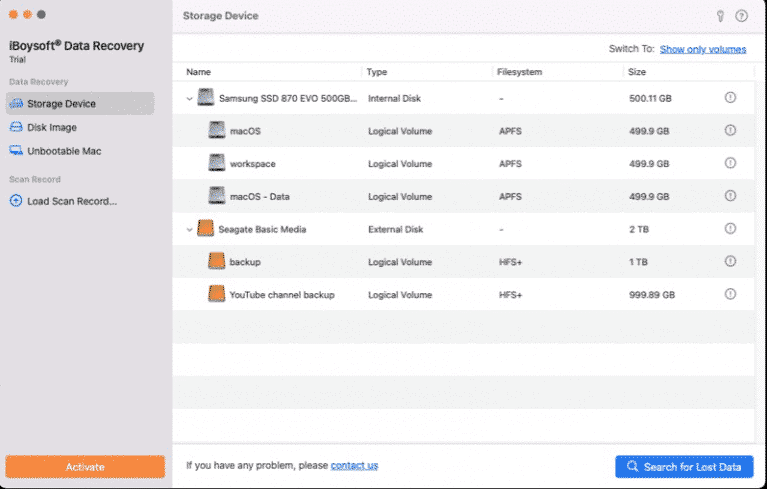 iBoysoft Mac 数据恢复