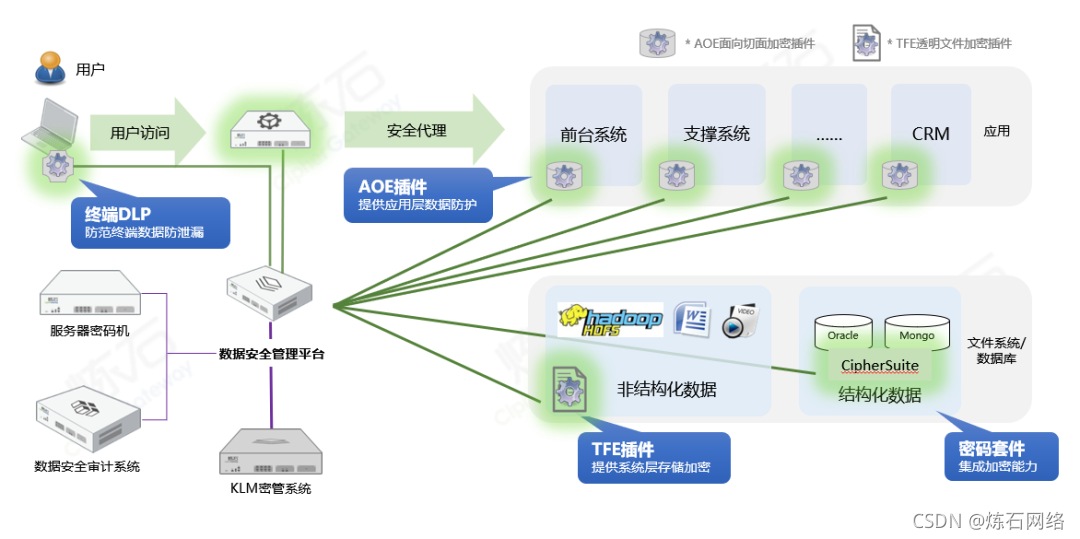 炼石方案对数据体系化防护