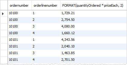 MySQL ORDER BY与表达式示例排序