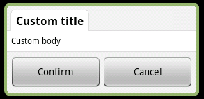 Custom Android Dialog