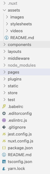 nuxt目录结构
