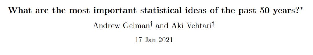 统计学权威盘点过去50年最重要的统计学思想，因果推理、bootstrap等上榜，Judea Pearl点赞