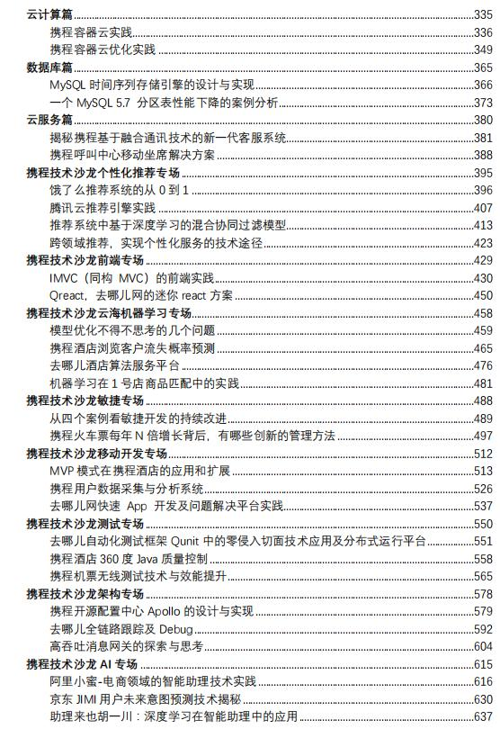 携程T7用637页PDF，解读十余热门技术领域，八场携程技术沙龙干货