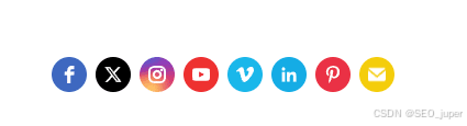 Simple Social Icons