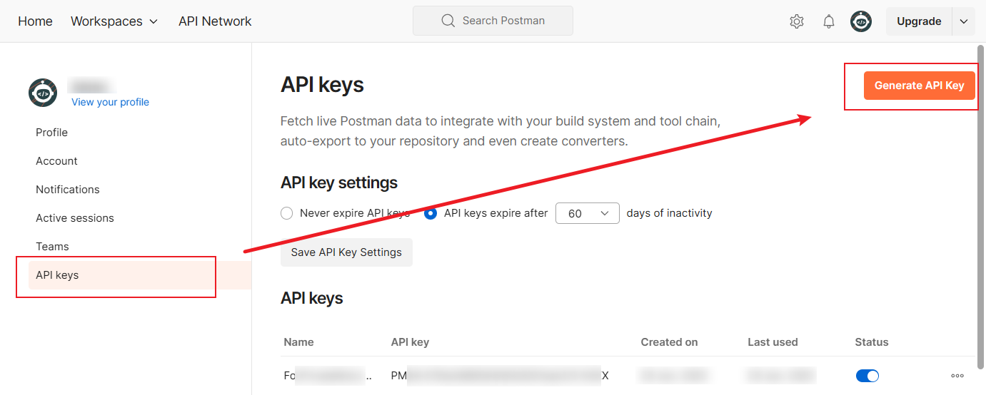 图 12.3 设置私有模拟服务器时需要的 API 秘钥的创建页面截图