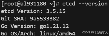 etcd版本