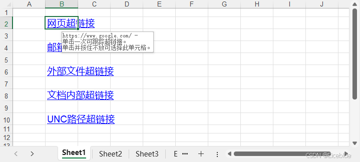 Python插入超链接到Excel单元格文本