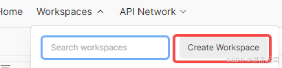 Postman创建workspace