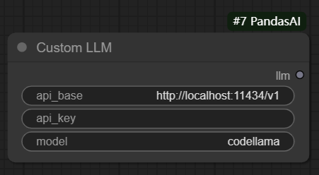 Custom llm node