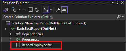 BasicFastReportDotnet8