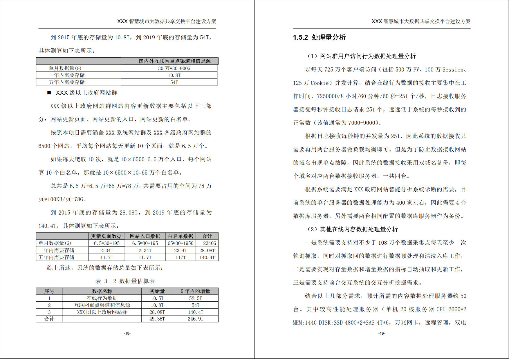 XXX智慧城市大数据共享交换平台建设方案(145页word) 精品标书文档 第6张