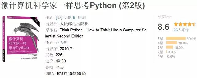 2018年度最受推荐的10本Python书籍