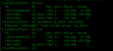 Centos8中迁移逻辑卷Centos8中迁移逻辑卷