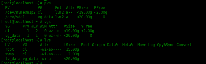 Centos8中迁移逻辑卷Centos8中迁移逻辑卷