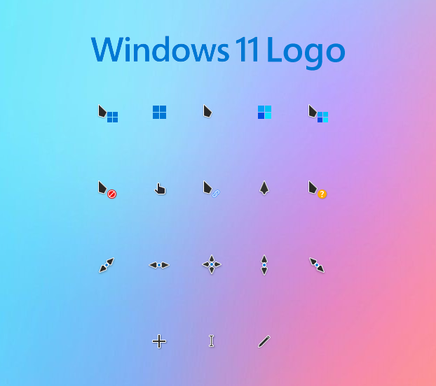 Windows-11X-Logo-Cursors