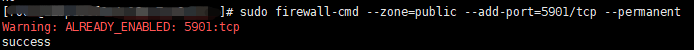 开放5901端口