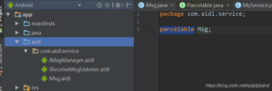 msg.aidl