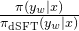 \frac{\pi\left(y_{w} \mid x\right)}{\pi_{\mathrm{dSFT}}\left(y_{w} \mid x\right)}