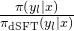 \frac{\pi\left(y_{l} \mid x\right)}{\pi_{\mathrm{dSFT}}(y_l \mid x)}