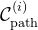 \mathcal{C}_{\text {path }}^{(i)}