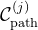 \mathcal{C}_{\text {path }}^{(j)}