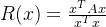 R(x)=\frac{x^{T}Ax}{x^{T}x}