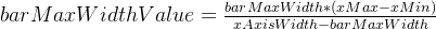 barMaxWidthValue=\frac{barMaxWidth*(xMax-xMin)}{xAxisWidth-barMaxWidth}