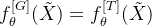 f_{\theta}^{[G]}(\tilde{X}) = f_{\theta}^{[T]}(\tilde{X})