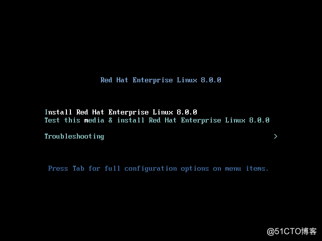 redhat RHEL8.0.0正式版安装教程